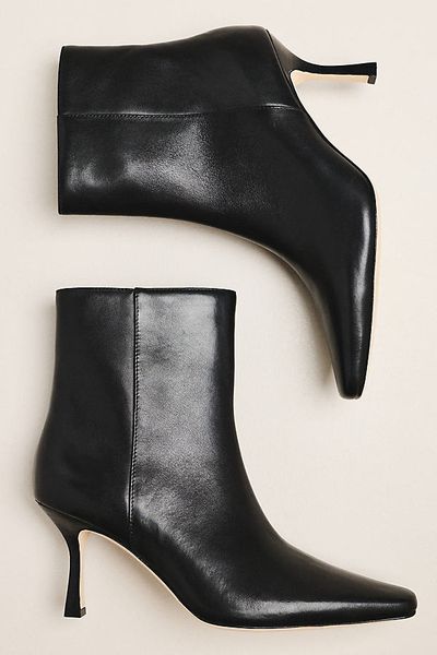 Maeve Snip-Toe Heeled Boots