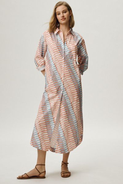 Maeve Soren Long-Sleeve Shirt Dress by Maeve