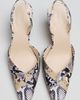 Maeve Square-Toe Slingback Leather Heels - 2