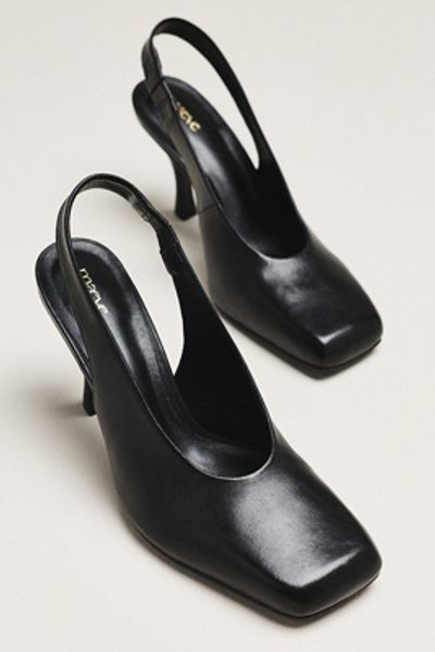 Maeve Square-Toe Slingback Pumps