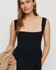Maeve Square Neck Peplum Sweater Tank Top - 1