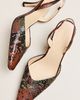 Maeve Square Toe Slingback Heels - 1