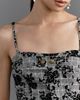 Maeve Strapless Plaid Floral Romper - 3