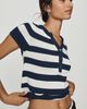Maeve Striped Sweater Tee - 1