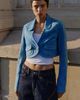 Maeve Suede Cropped Jacket - 1