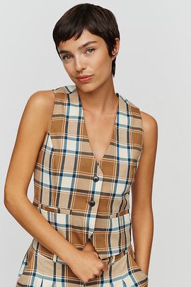 Maeve Tailored Vest Jacket