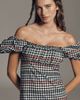 Maeve Textured Puff-Sleeve Mini Dress - 2