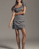 Maeve Textured Puff-Sleeve Mini Dress - 4