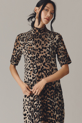 mini black and white polka dot dress Polka dot mini dress Black Black / Large