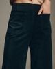 Maeve The Colette Crop Velvet Ruffle-Hem Pants by Maeve - 3