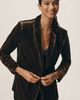 Maeve The Tessie Blazer by Maeve: Velvet Edition Jacket - 1