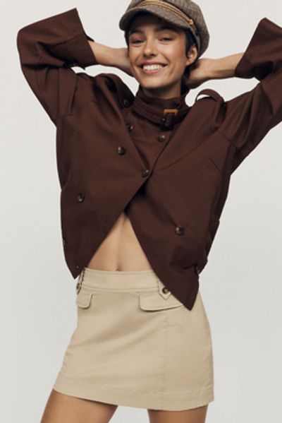 Maeve Trench Mini Skirt