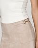 Maeve Twyla Paneled Faux Suede Midi Skirt - 4