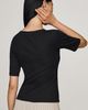 Maeve V-Neck Henley T-Shirt Top - 3