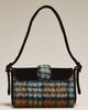 Maeve Velvet Baguette Shoulder Bag - 2