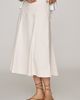 Maeve Waisted Denim Skirt - 3