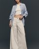 Maeve Wide-Leg Pleated Pants - 3