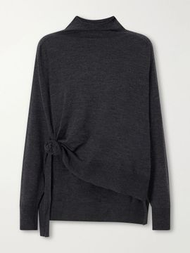 MAGDA BUTRYM Knot-detail wool turtleneck sweater