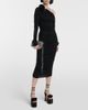 Magda Butrym Magda Butrym Appliqué satin platform sandals - 2