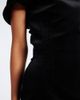 Magda Butrym Magda Butrym Asymmetric cotton-blend velvet minidress - 4