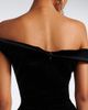 Magda Butrym Magda Butrym Asymmetric cotton-blend velvet minidress - 5