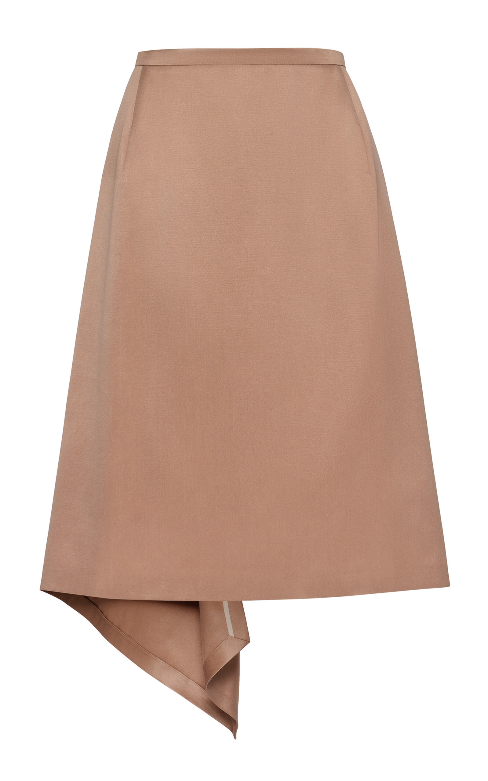 Magda Butrym Magda Butrym Asymmetric CottonSilk Midi Skirt