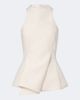 Magda Butrym Magda Butrym Asymmetric peplum wool-blend top - 1