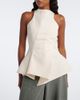 Magda Butrym Magda Butrym Asymmetric peplum wool-blend top - 2