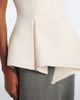 Magda Butrym Magda Butrym Asymmetric peplum wool-blend top - 4