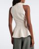 Magda Butrym Magda Butrym Asymmetric peplum wool-blend top - 5