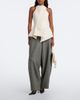 Magda Butrym Magda Butrym Asymmetric peplum wool-blend top - 6