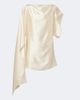 Magda Butrym Magda Butrym Asymmetric silk satin top - 1