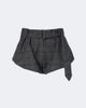 Magda Butrym Magda Butrym Belted checked virgin wool shorts - 1