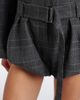 Magda Butrym Magda Butrym Belted checked virgin wool shorts - 3