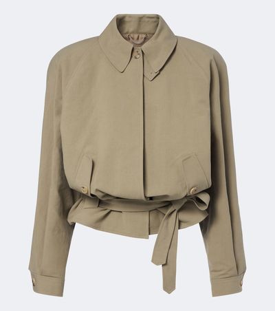 Magda Butrym Belted Cotton Jacket