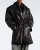 Magda Butrym Magda Butrym Belted draped leather jacket - 2