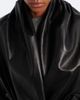 Magda Butrym Magda Butrym Belted draped leather jacket - 3