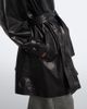 Magda Butrym Magda Butrym Belted draped leather jacket - 4