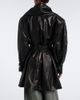 Magda Butrym Magda Butrym Belted draped leather jacket - 6