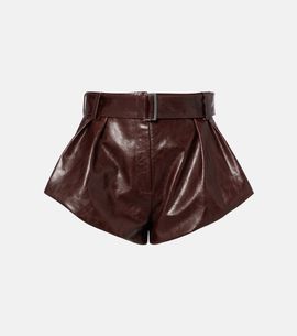 Magda Butrym Magda Butrym Belted leather shorts