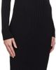 Magda Butrym Magda Butrym Black Rib-Knit Bustier Maxi Dress - 2