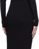 Magda Butrym Magda Butrym Black Rib-Knit Bustier Maxi Dress - 3
