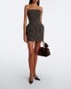 Magda Butrym Magda Butrym Bouclé wool and cashmere-blend bustier dress - 2