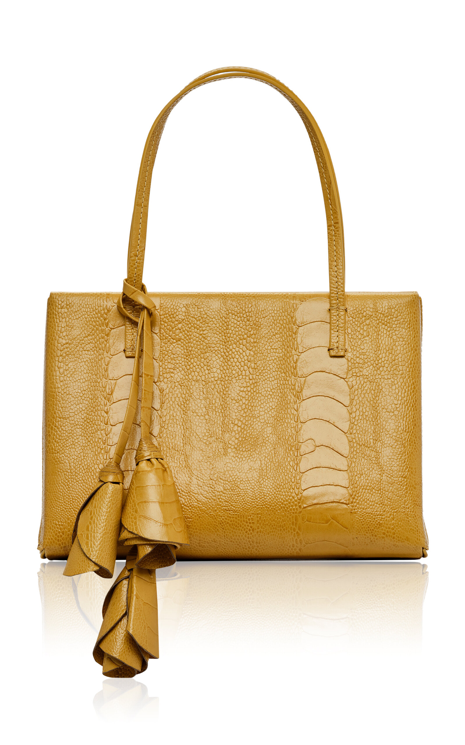 Magda Butrym Magda Butrym Camel Leather Croco Barbara Bag