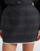 Magda Butrym Magda Butrym Checked crochet-trimmed virgin wool miniskirt - 3