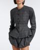 Magda Butrym Magda Butrym Checked peplum virgin wool blazer - 2