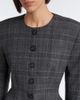 Magda Butrym Magda Butrym Checked peplum virgin wool blazer - 3