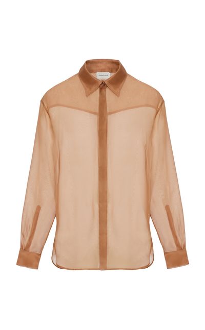Magda Butrym Magda Butrym Collared Silk Shirt