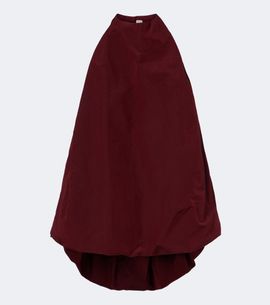 Magda Butrym Magda Butrym Cotton and silk velvet halterneck top