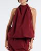 Magda Butrym Magda Butrym Cotton and silk velvet halterneck top - 5